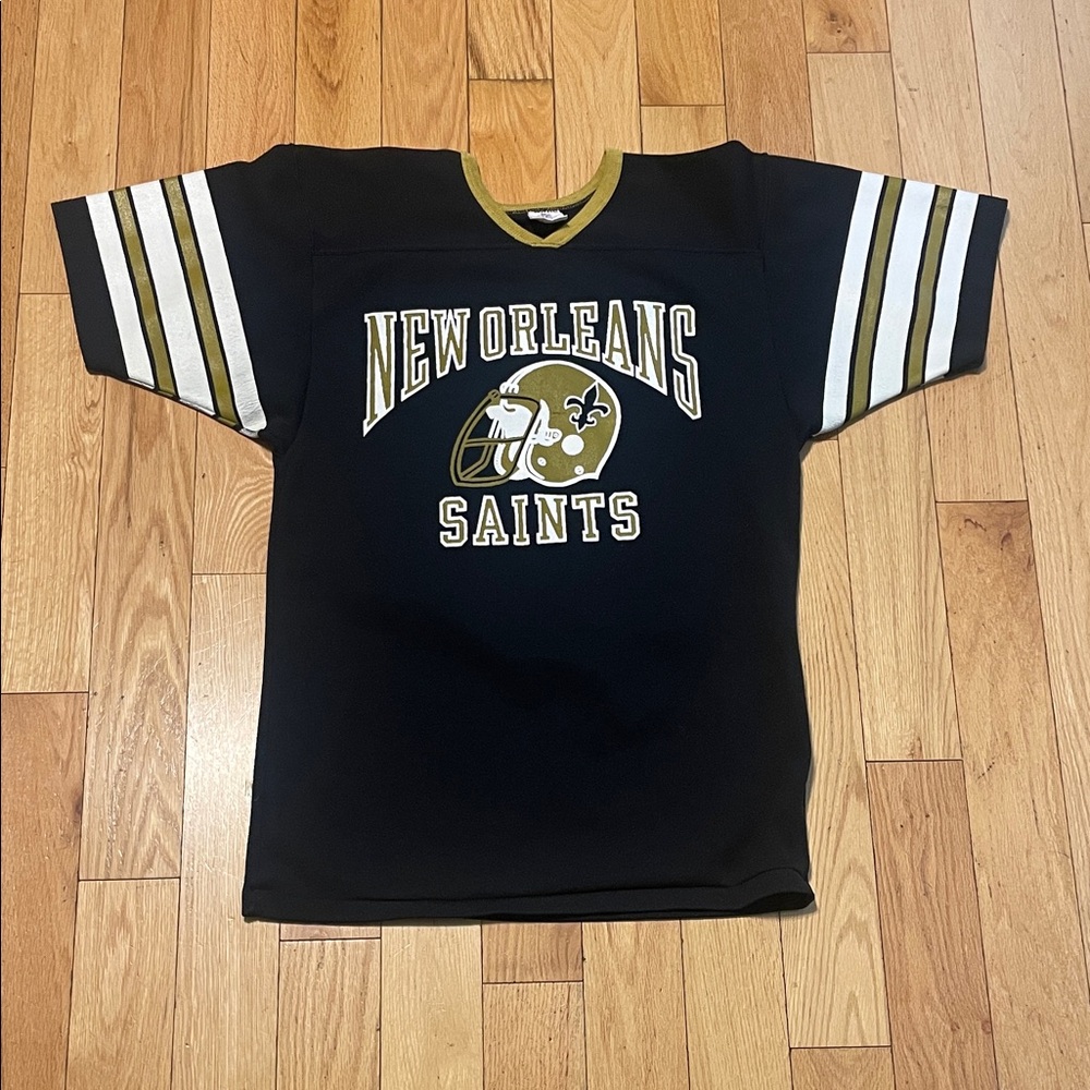 Rawlings Black and Gold New Orleans Saints Kids Jersey